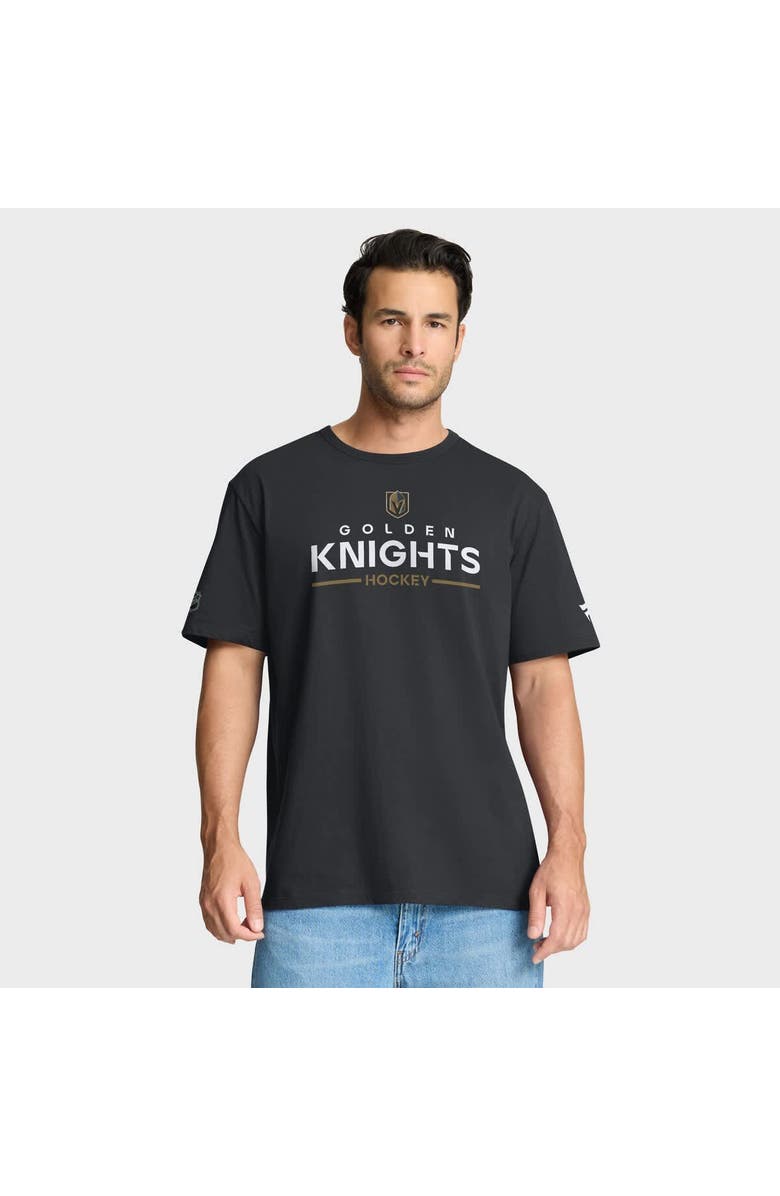 FANATICS Men's Fanatics Black Vegas Golden Knights Authentic Pro Primary T-Shirt, Main, color, Black
