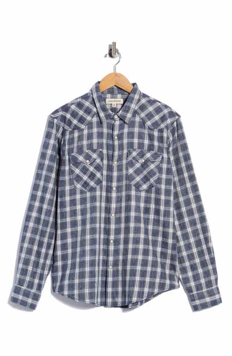 Long Sleeve Plaid Western Shirt