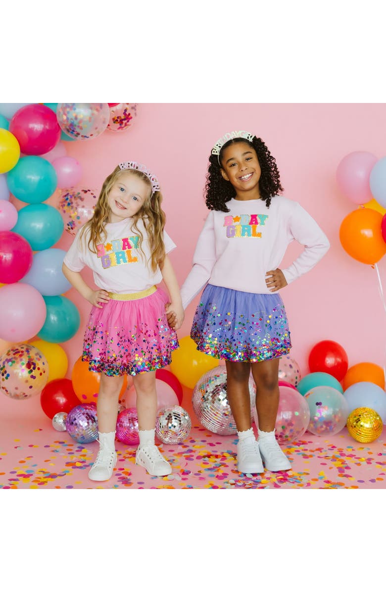 Sweet Wink Raspberry Confetti Tutu, Alternate, color, Raspberry