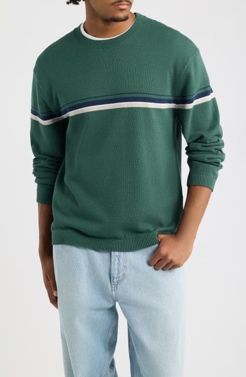 Stripe Cotton Sweater