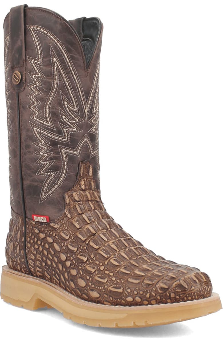 Dingo Death Valley Caiman Embossed Cowboy Boot, Main, color,