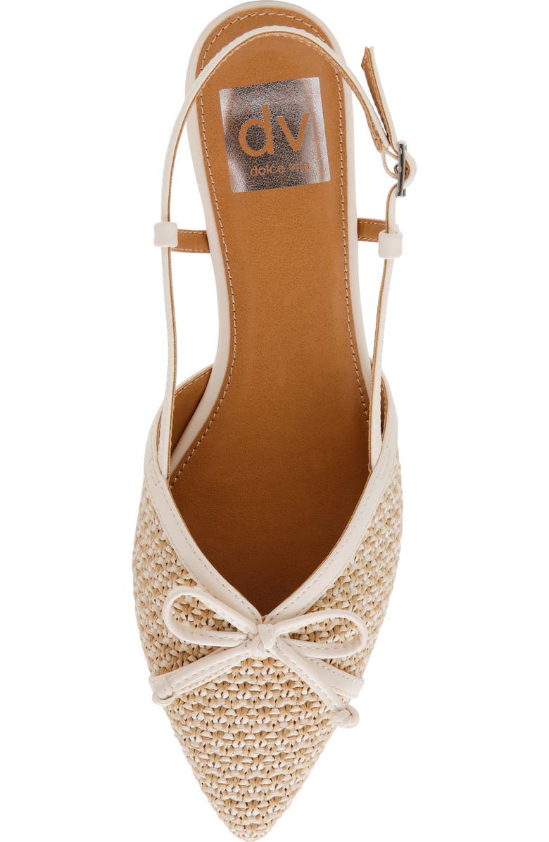 DV by Dolce Vita Carsen Slingback Flat, Alternate, color, Cream