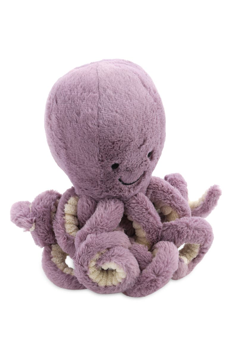 Jellycat Little Maya Octopus Stuffed Animal, Main, color,