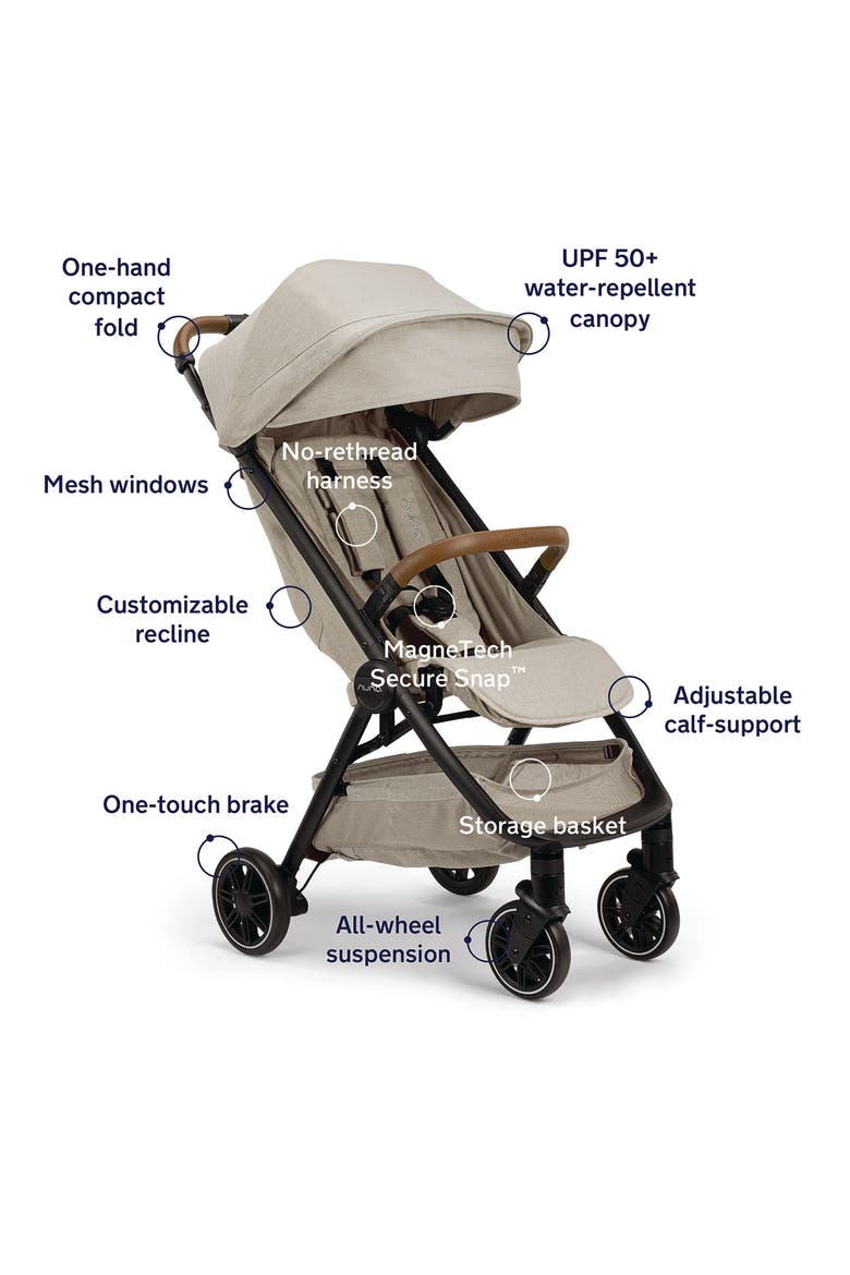 TRVL™ Lightweight Stroller, Alternate, color, HAZELWOOD