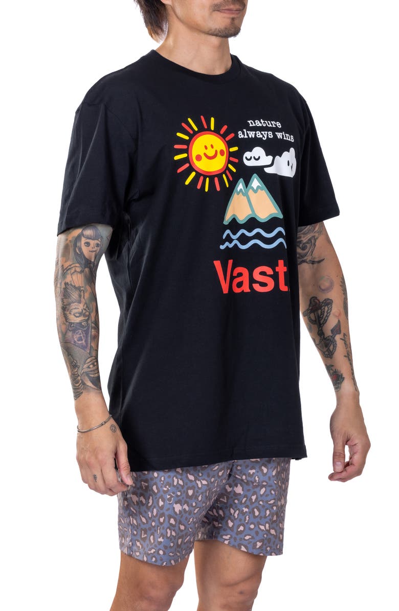 VAST Nature's Paint Graphic T-Shirt, Alternate, color,