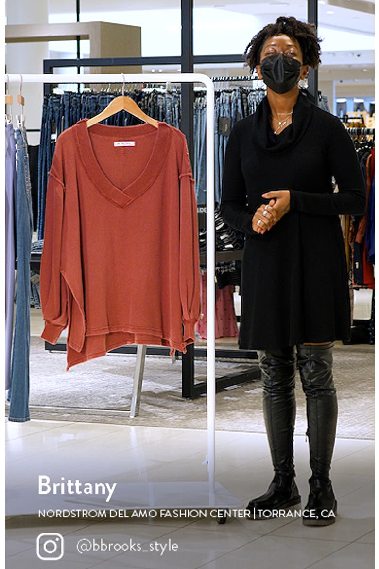 Asher Thermal Knit V-Neck Top video