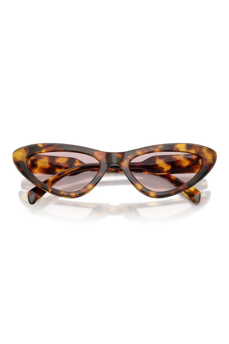 55mm Cat Eye Sunglasses, Alternate, color, HONEY HAVANA / PINK