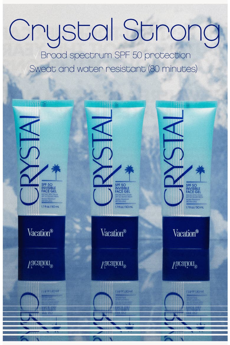 Crystal SPF 50 Sunscreen Gel, Alternate, color, NO COLOR