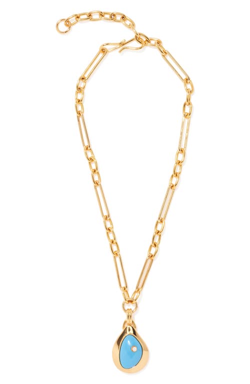 LIZZIE FORTUNATO LIZZIE FORTUNATO POND PENDANT NECKLACE