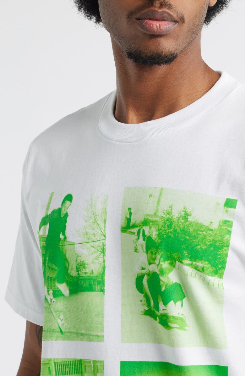 Obey Skateistan Photo Cotton Graphic T-Shirt, Alternate, color, White