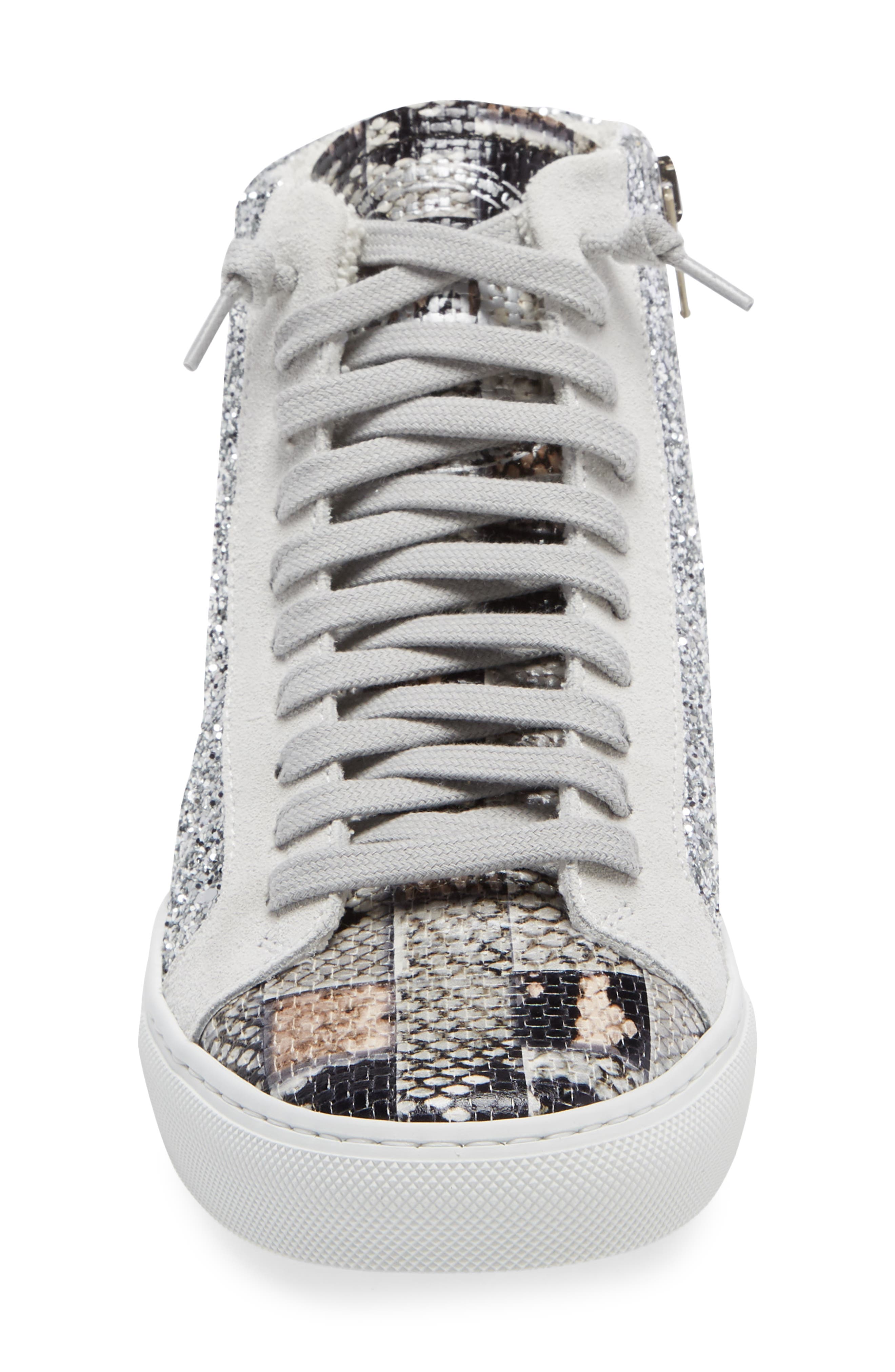 P448 Star Glitter High Top Sneaker, Alternate, color, 