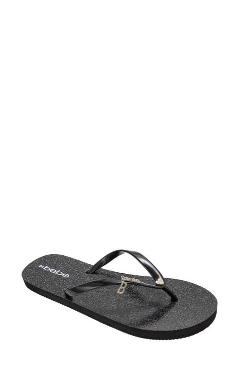 Glittery Thong Sandal (Women)