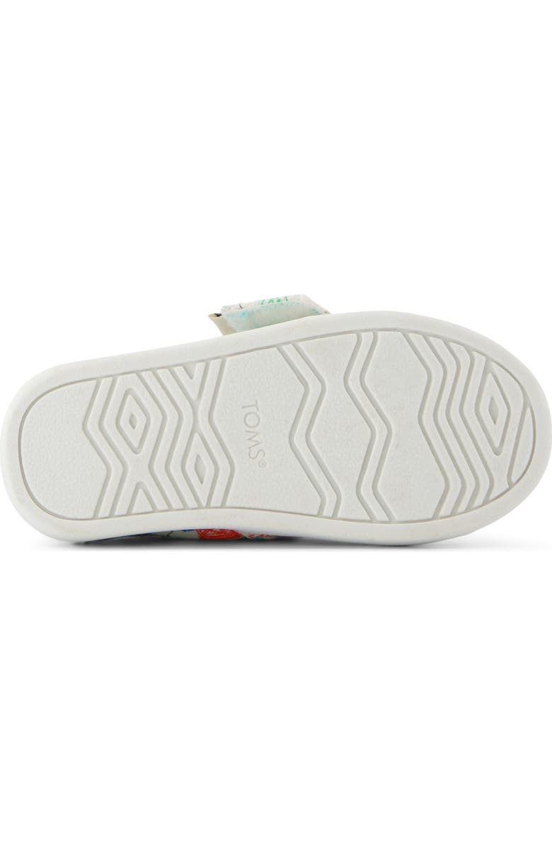 TOMS Kids' Alpargata Miami Alligator Sneaker, Alternate, color, White