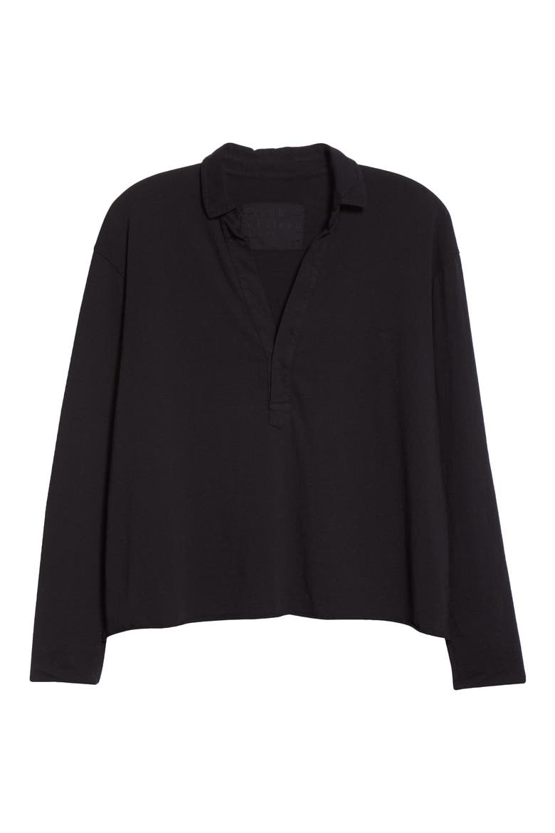 Patrick Popover Henley, Alternate, color, BLACK