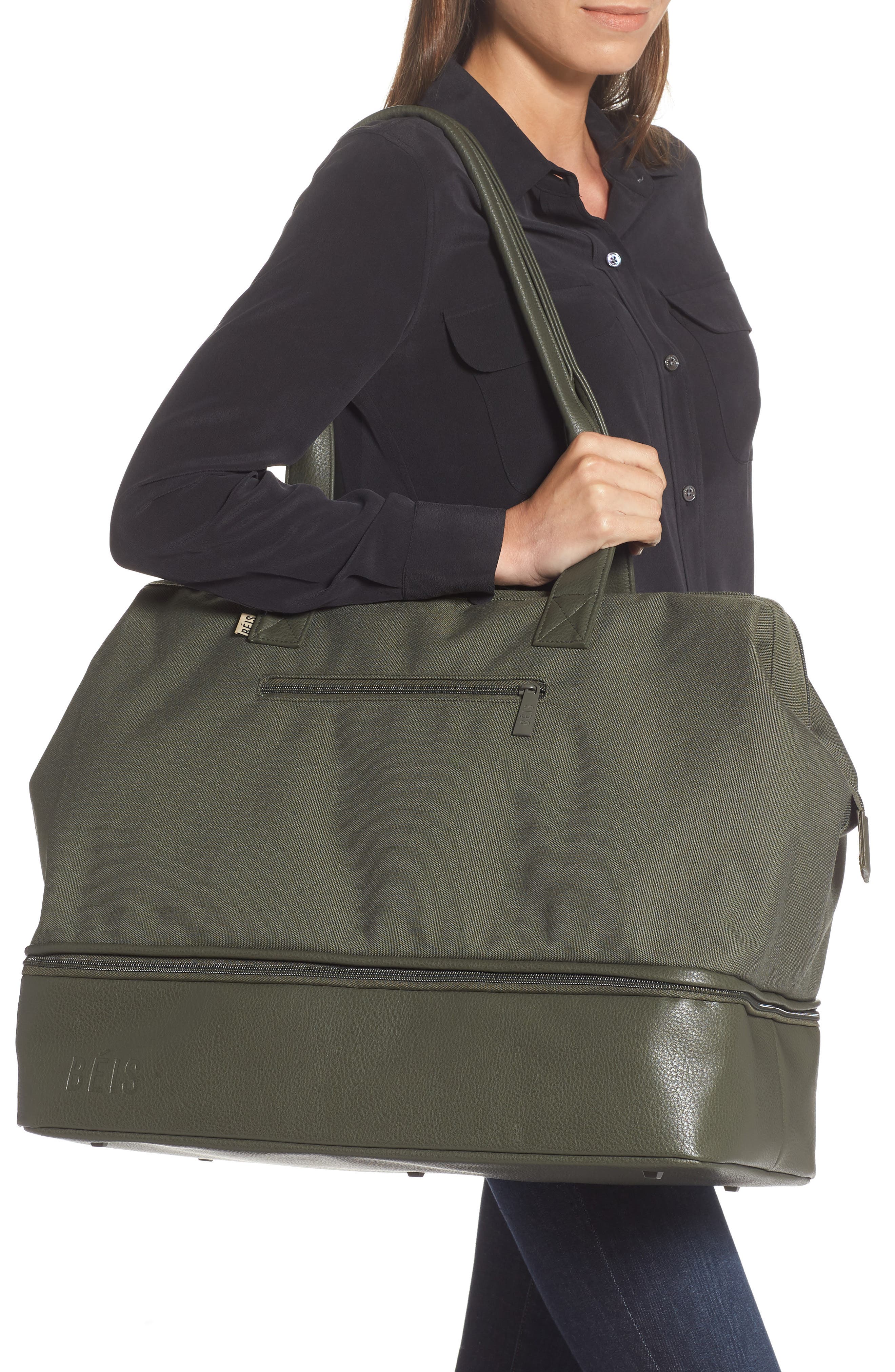 Weekend Convertible Travel Bag, Alternate, color, GREEN