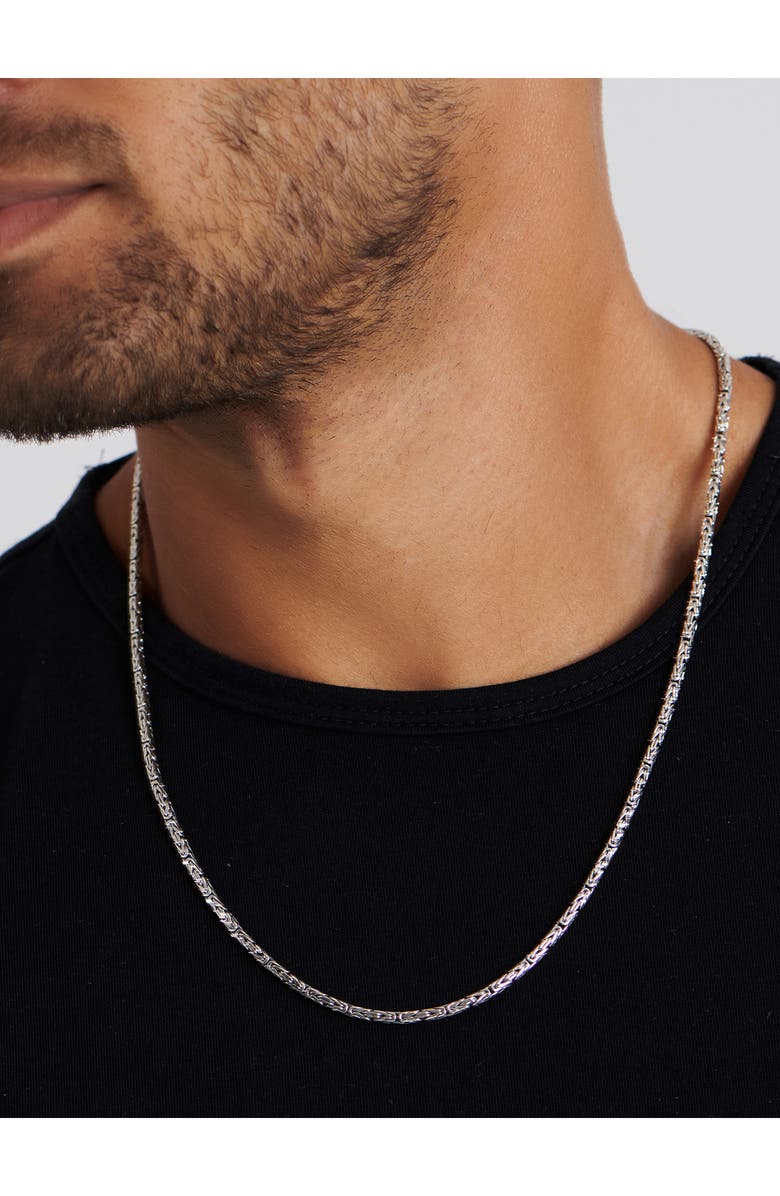 DEVATA Sterling Silver Borobudur Chain Necklace, Alternate, color, 