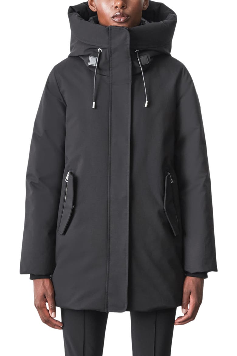 Kinslee-NF Down Water Resistant Parka, Main, color, BLACK