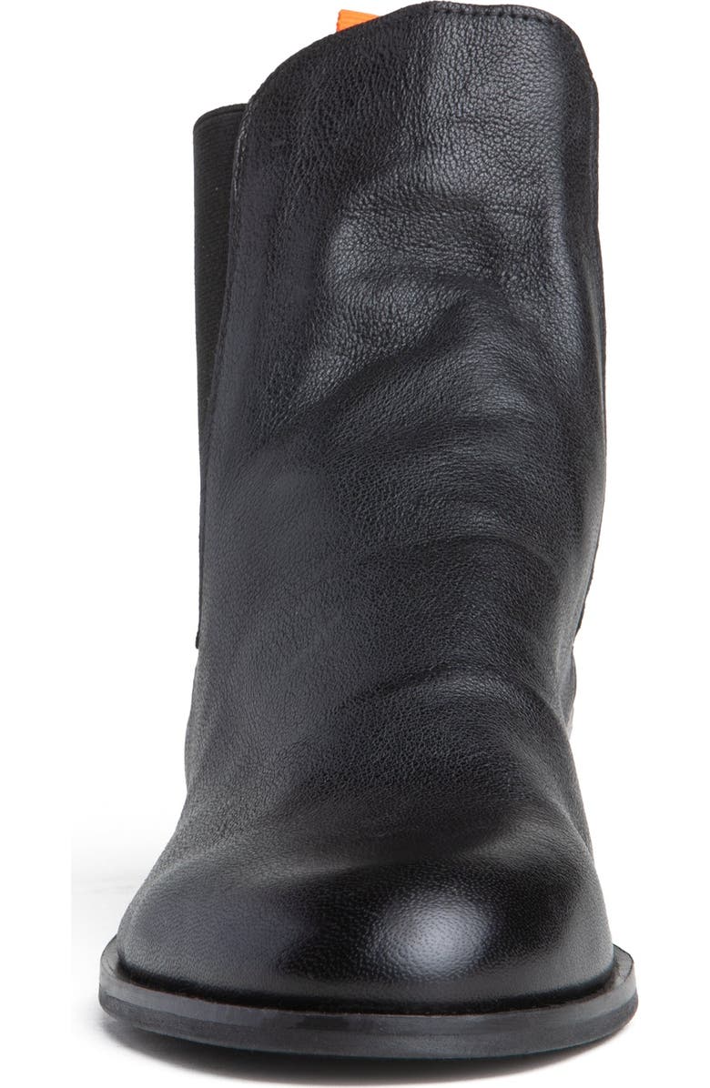 BEAUTIISOLES Reba Leather Bootie, Alternate, color, Black