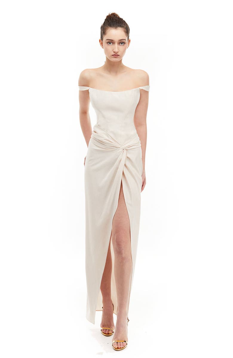 Mother of All Olive Maxi Dress, Main, color, Cream