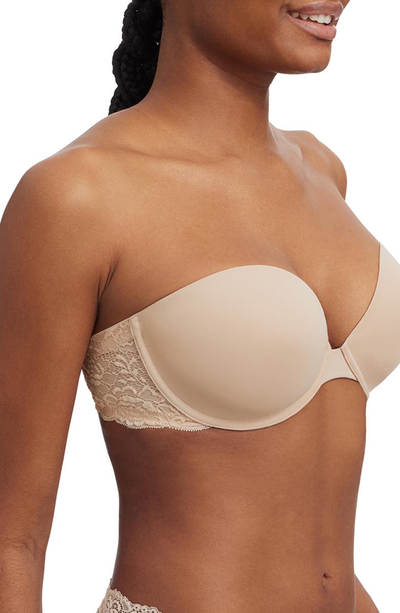 Skarlett Blue Goddess Convertible Strapless Bra, Alternate, color, Cashmere