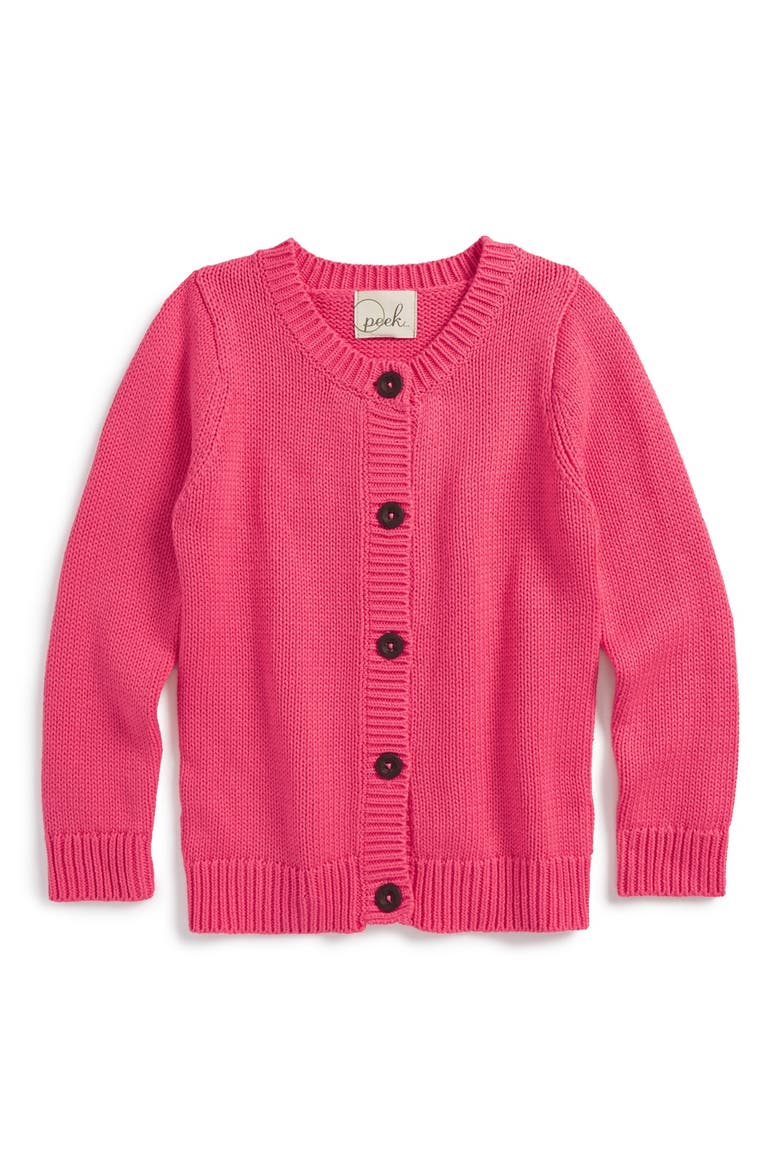 Peek 'Brianna' Knit Cardigan, Main, color, PINK