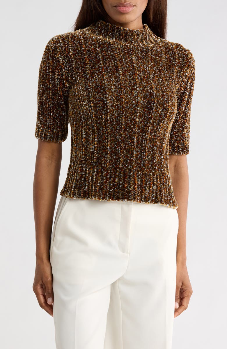 Dries Van Noten Terri Mock Neck Sweater, Main, color, 