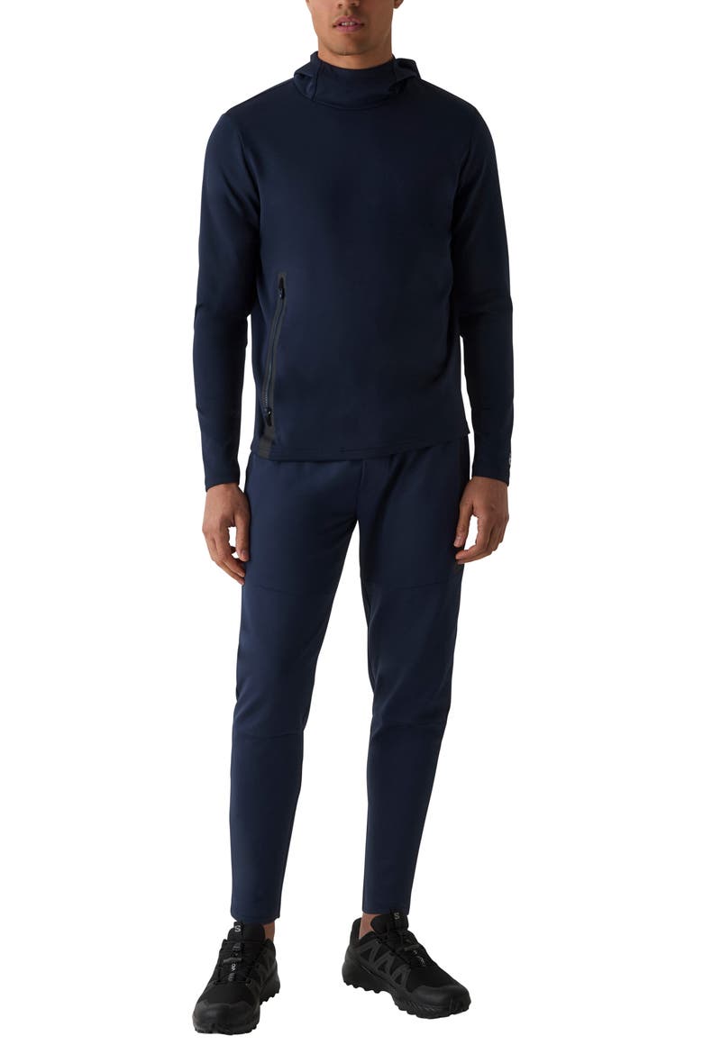 Sequoia Stretch Nylon & Cotton Blend Joggers, Alternate, color, MALTESE BLUE