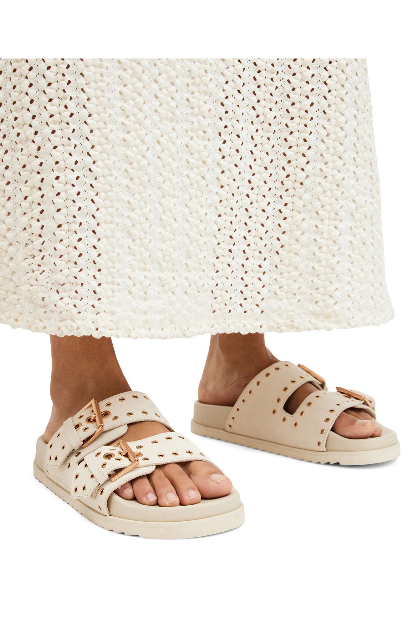 Khai Sandal, Alternate, color, PARCHMENT WHITE