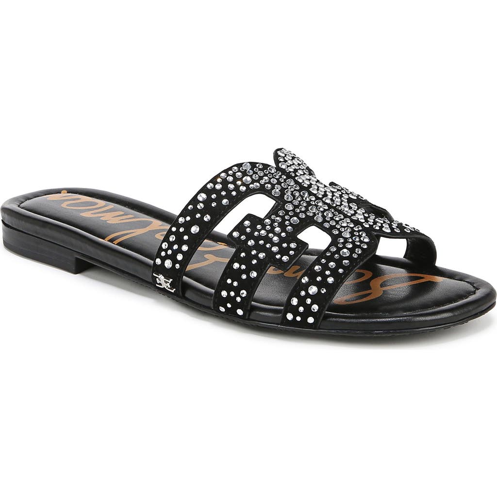 Sam Edelman Bay Gem Slide Sandal In Black