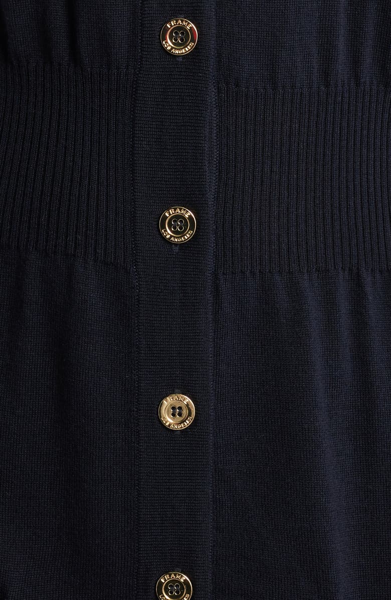 FRAME The Knit Long Sleeve Dress, Alternate, color, Navy