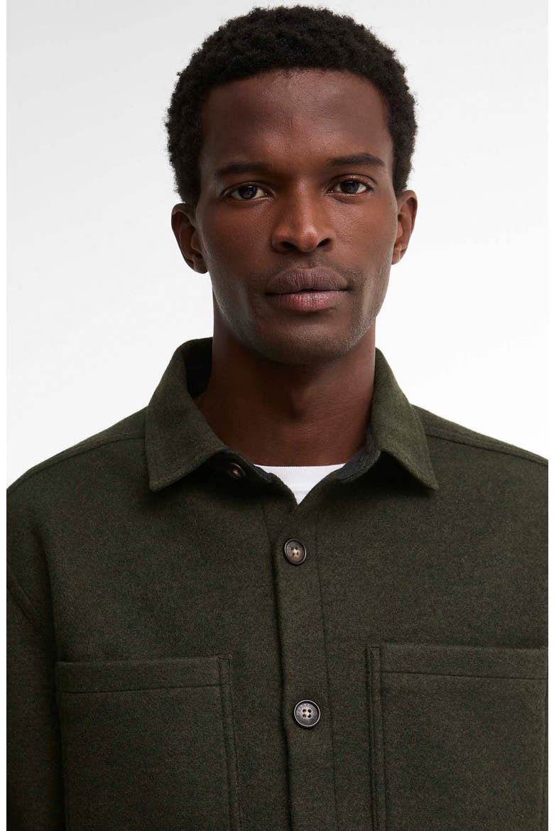 Marltown Wool Blend Shirt Jacket, Alternate, color, SAGE