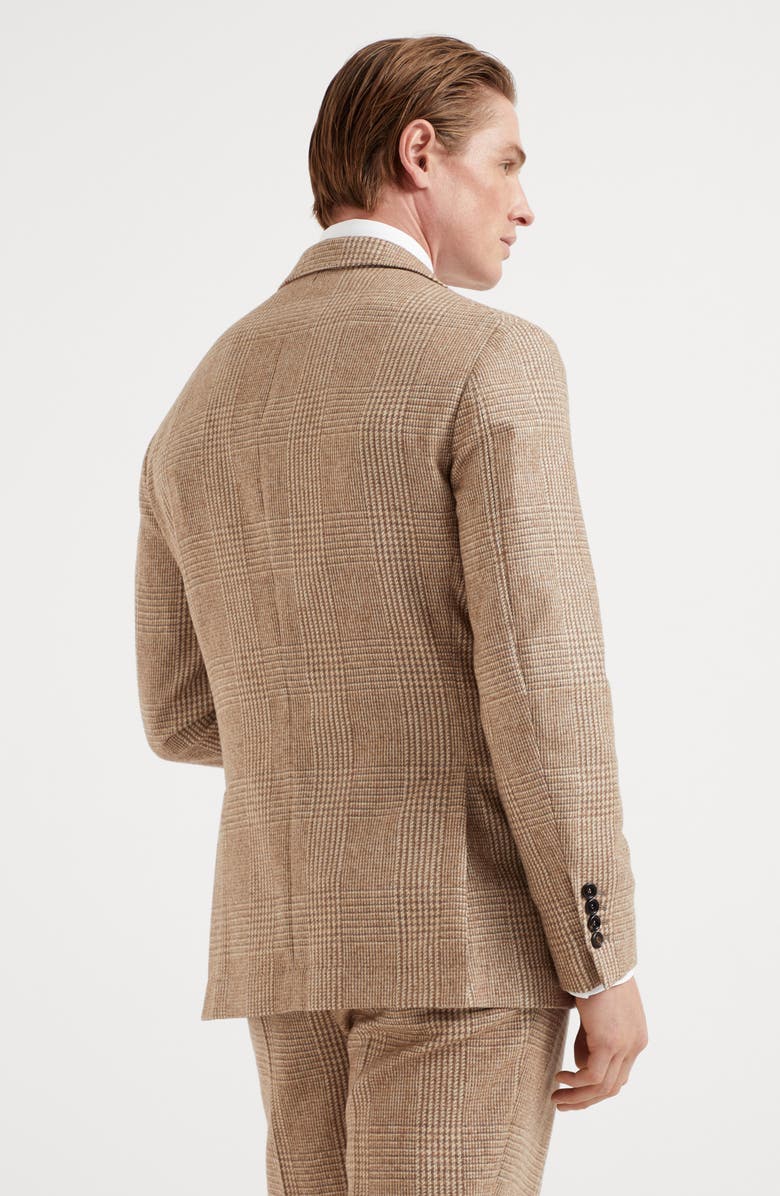 Brunello Cucinelli Prince of Wales deconstructed blazer, Alternate, color, 