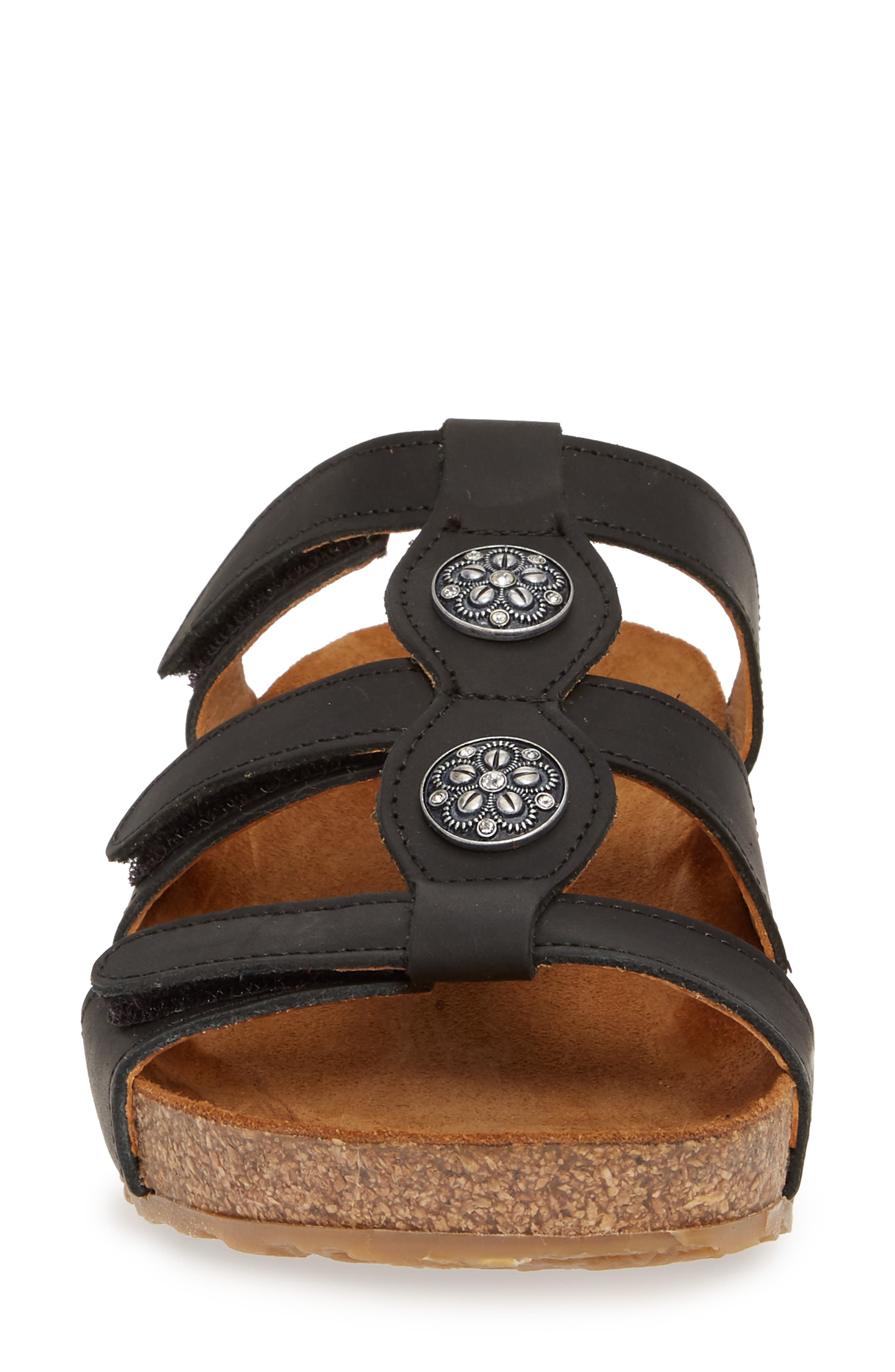 Haflinger Alice Slide Sandal, Alternate, color, 