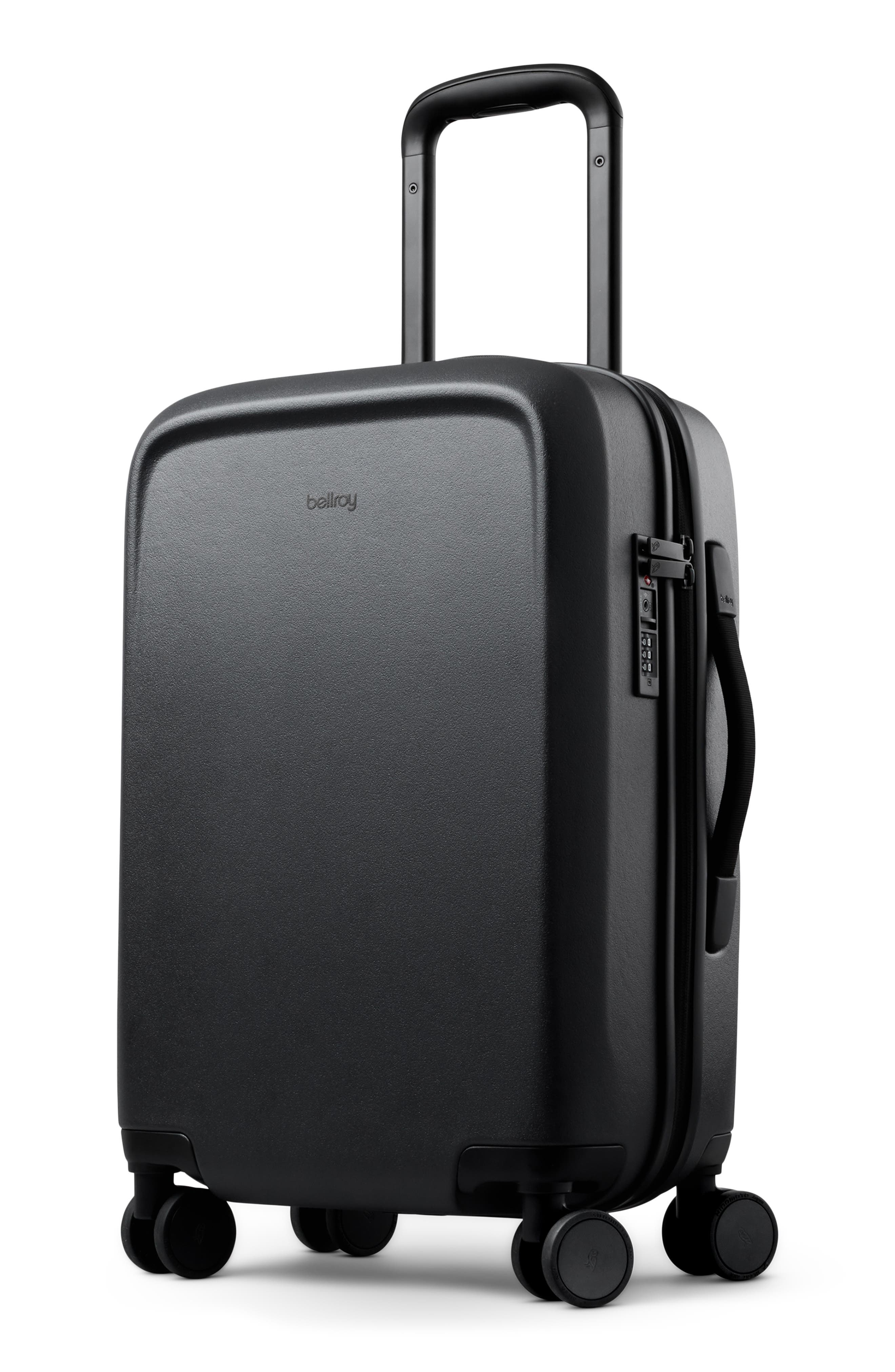 Bellroy Transit Hard Shell Spinner Carry-On Luggage, Main, color, Black