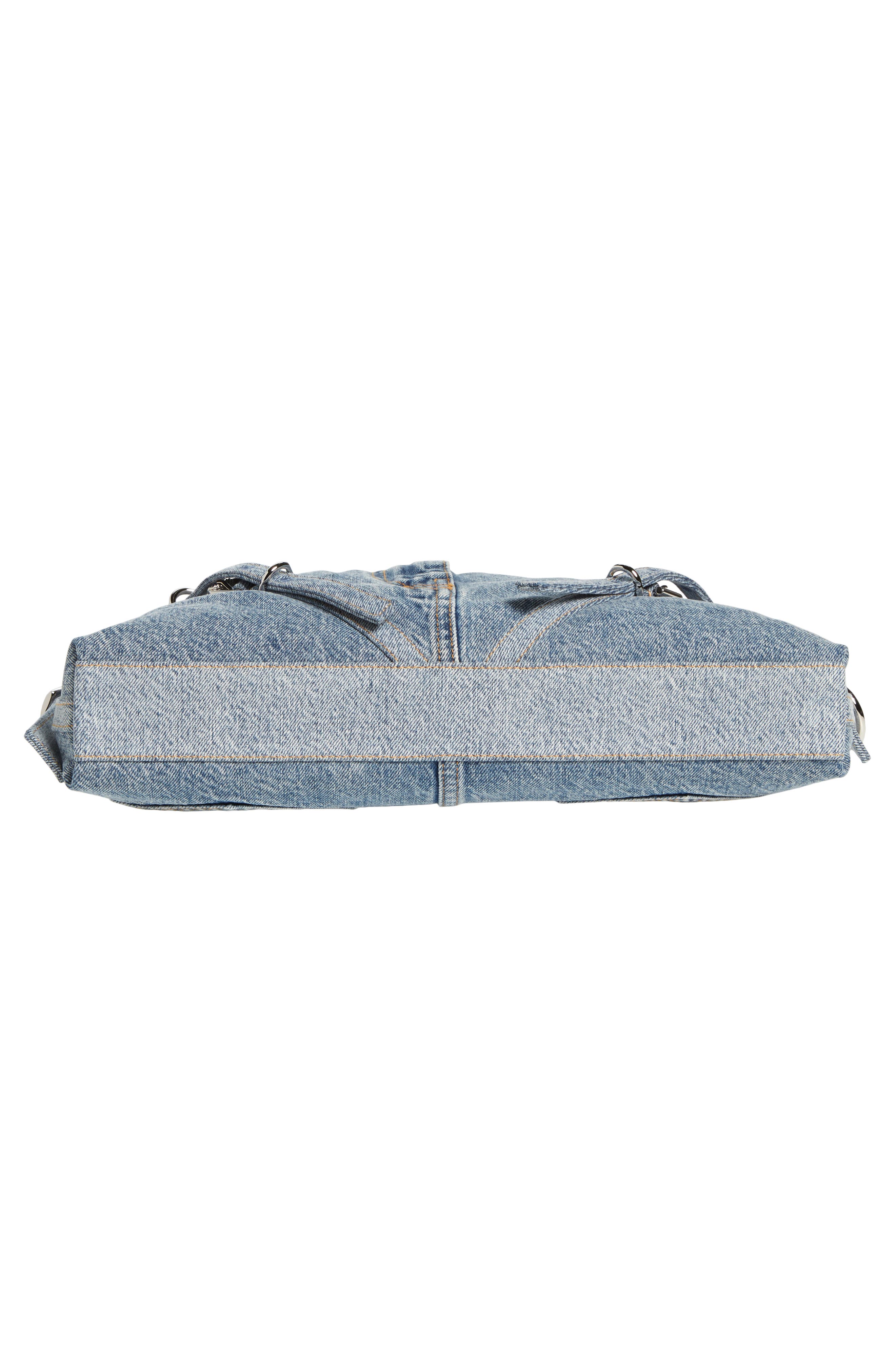 Medium Voyou Boyfriend Denim Hobo Bag, Alternate, color, MEDIUM BLUE