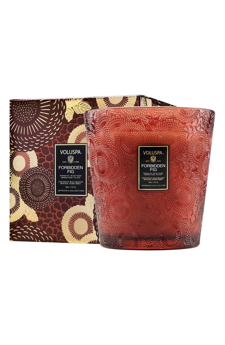 Voluspa Forbidden Fig 2-Wick Scented Candle, Main, color, 