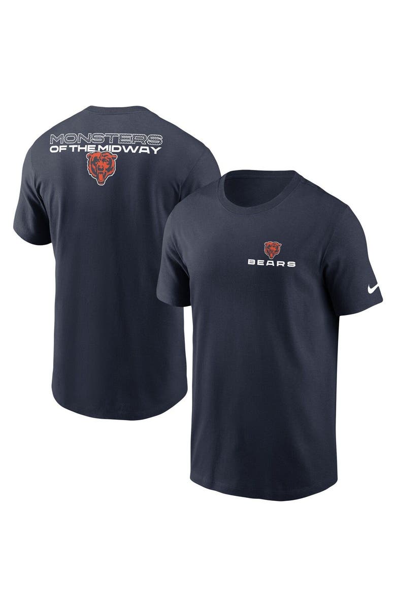 Nike Men's Nike Navy Chicago Bears Local Phrase T-Shirt, Main, color,