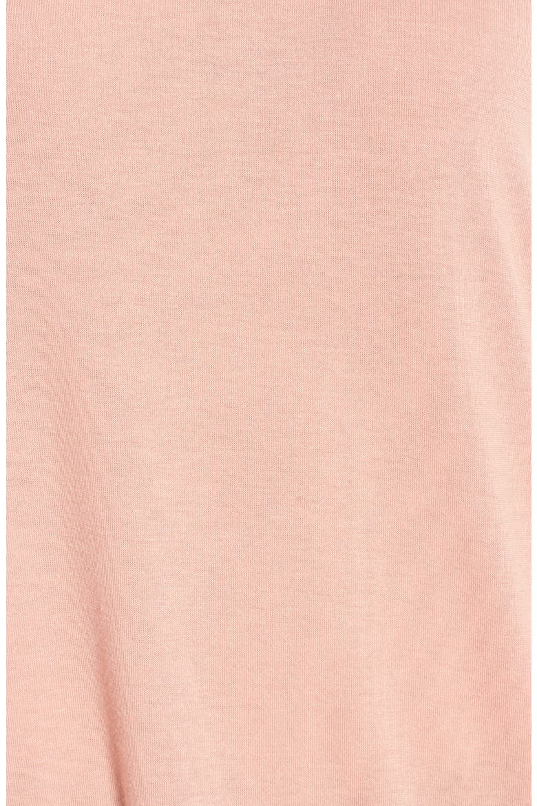 Strap Front Tee, Alternate, color, ROSE DAWN