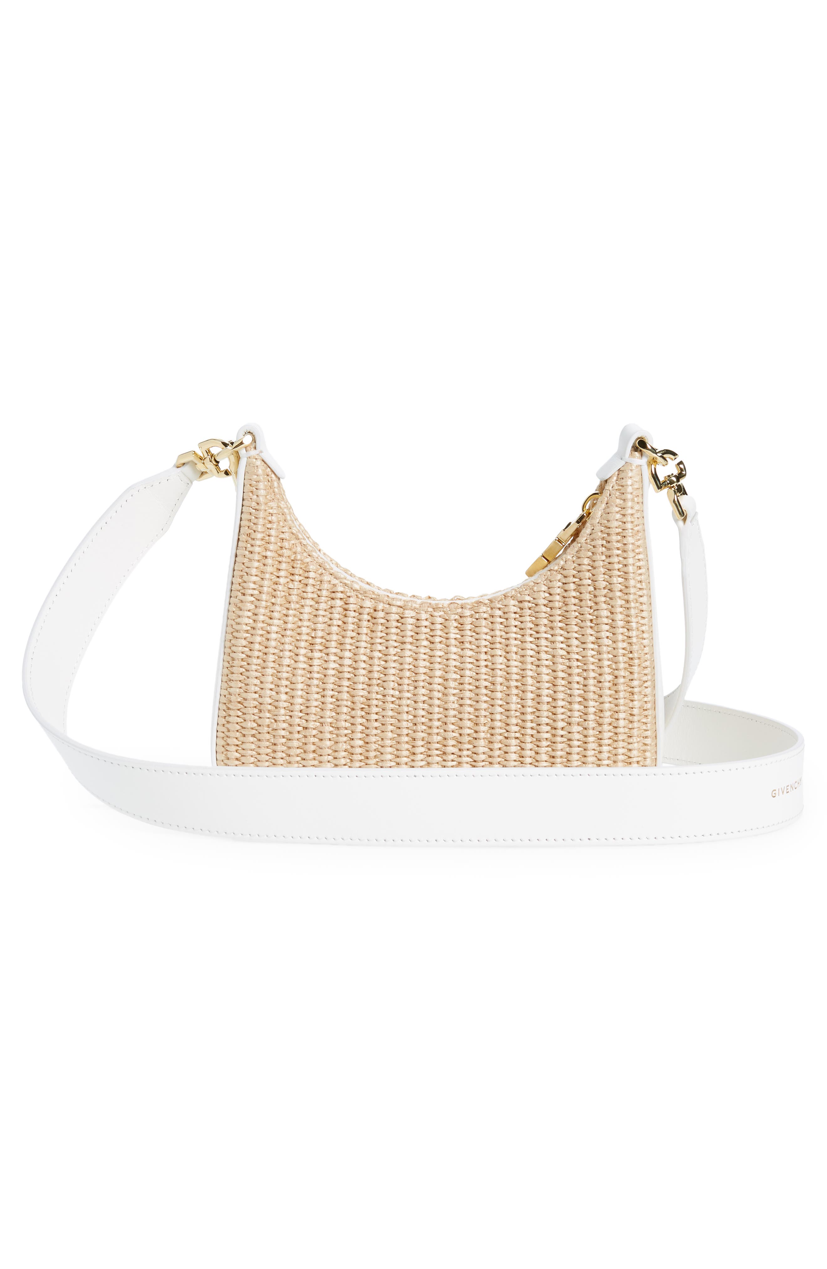 Givenchy Mini Moon Cutout Hobo Bag, Alternate, color, 