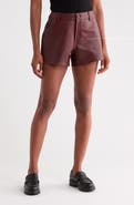 DL1961 Zoie Leather Shorts