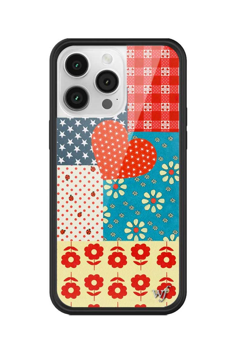 Flower Patch iPhone Case, Main, color, Red