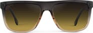 WMP Eyewear Dallas - 54mm Oversized Square Polarized Sunglasses
