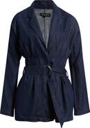 rag & bone Mandi Belted Denim Blazer