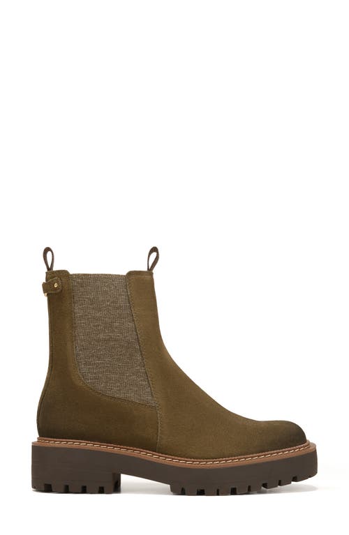 Sam Edelman Laguna Waterproof Lug Sole Chelsea Boot In Green