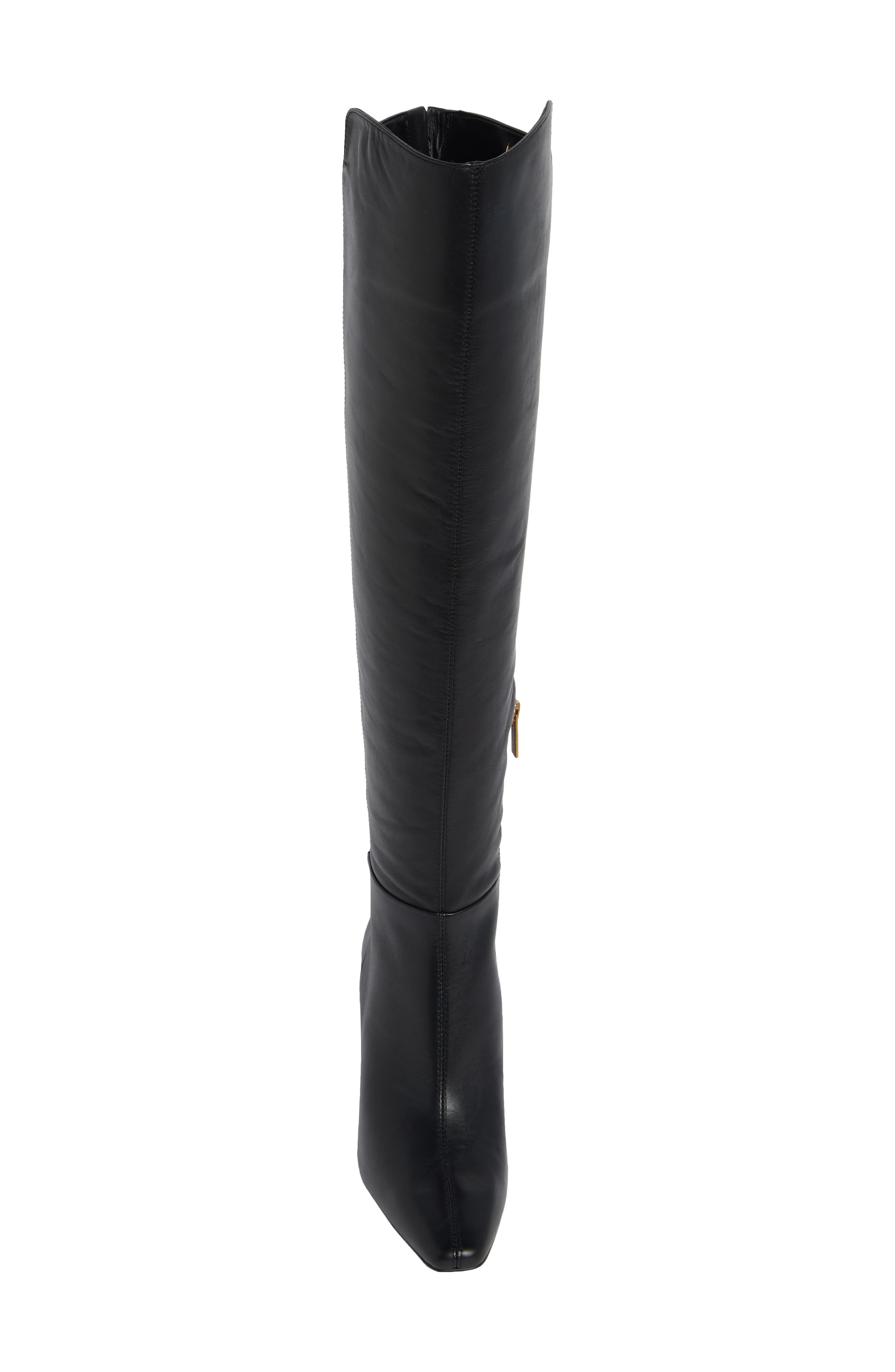 Sabella Leather Over the Knee Boot, Alternate, color, BLACK