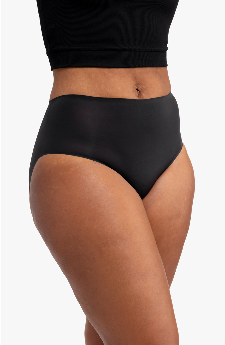 Uwila Warrior No Brainer Seamless Briefs, Alternate, color, Tap Shoe Black