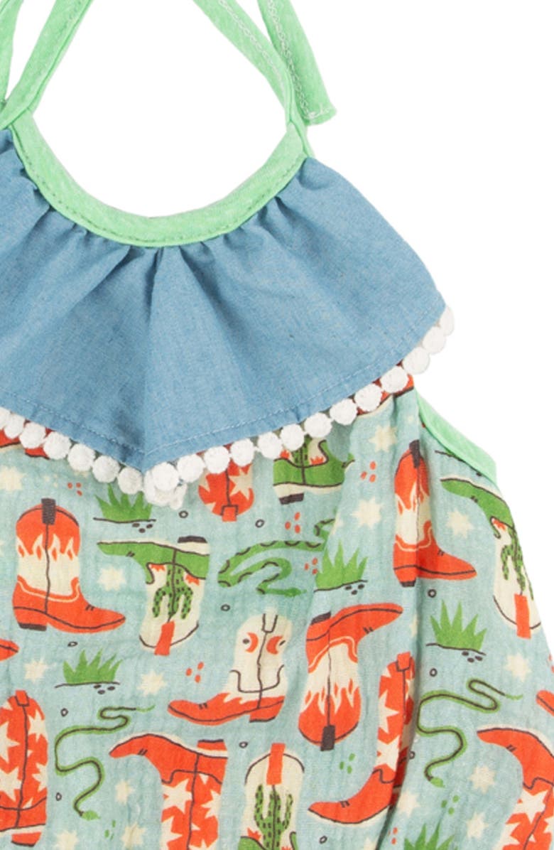 Miki Miette Star Halter Bubble Romper, Alternate, color, 