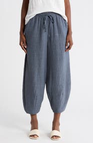 MAX STUDIO Drawstring Lantern Pants