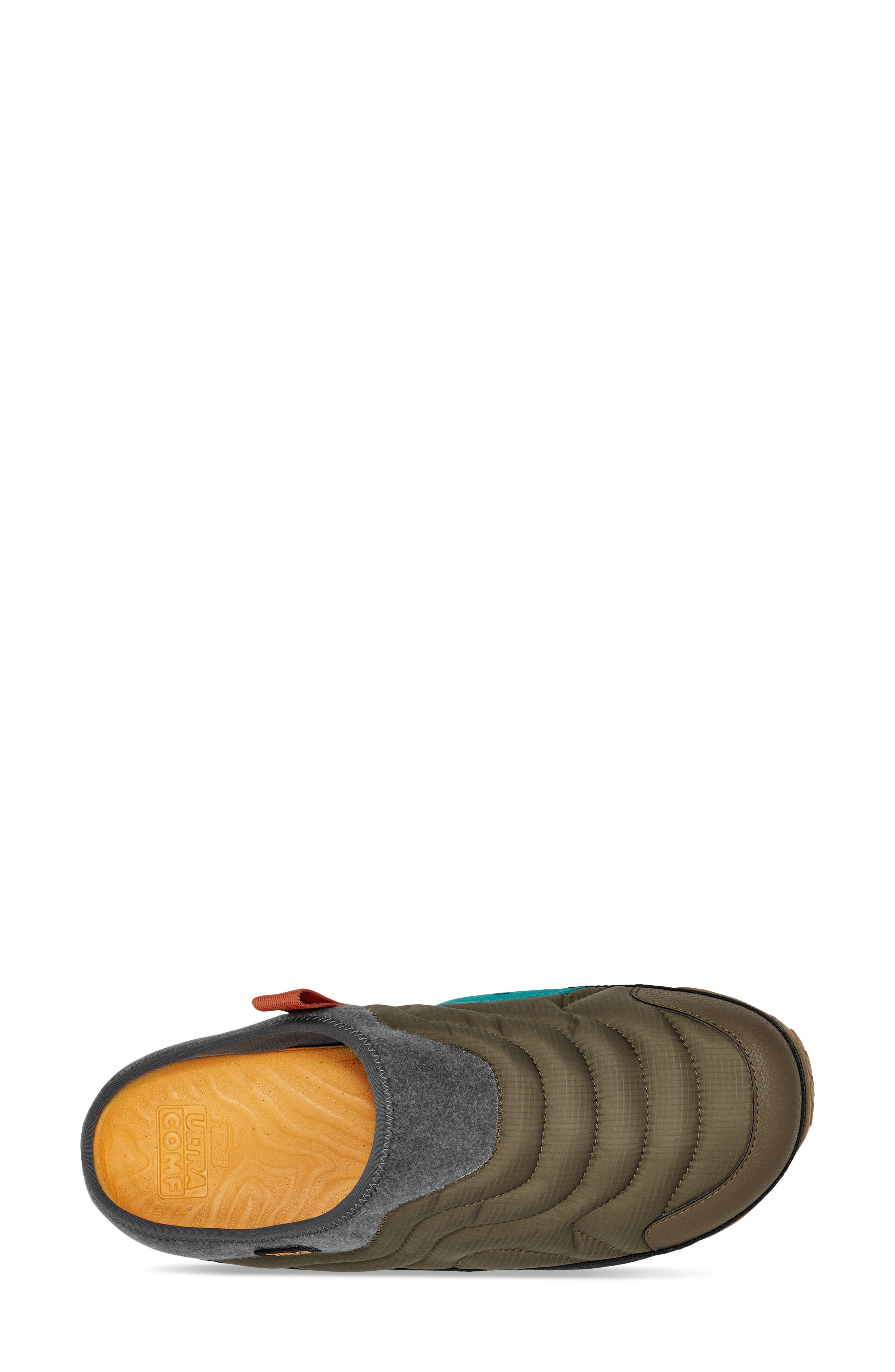 Teva ReEmber Terrain Quilted Mule, Alternate, color, Dark Olive