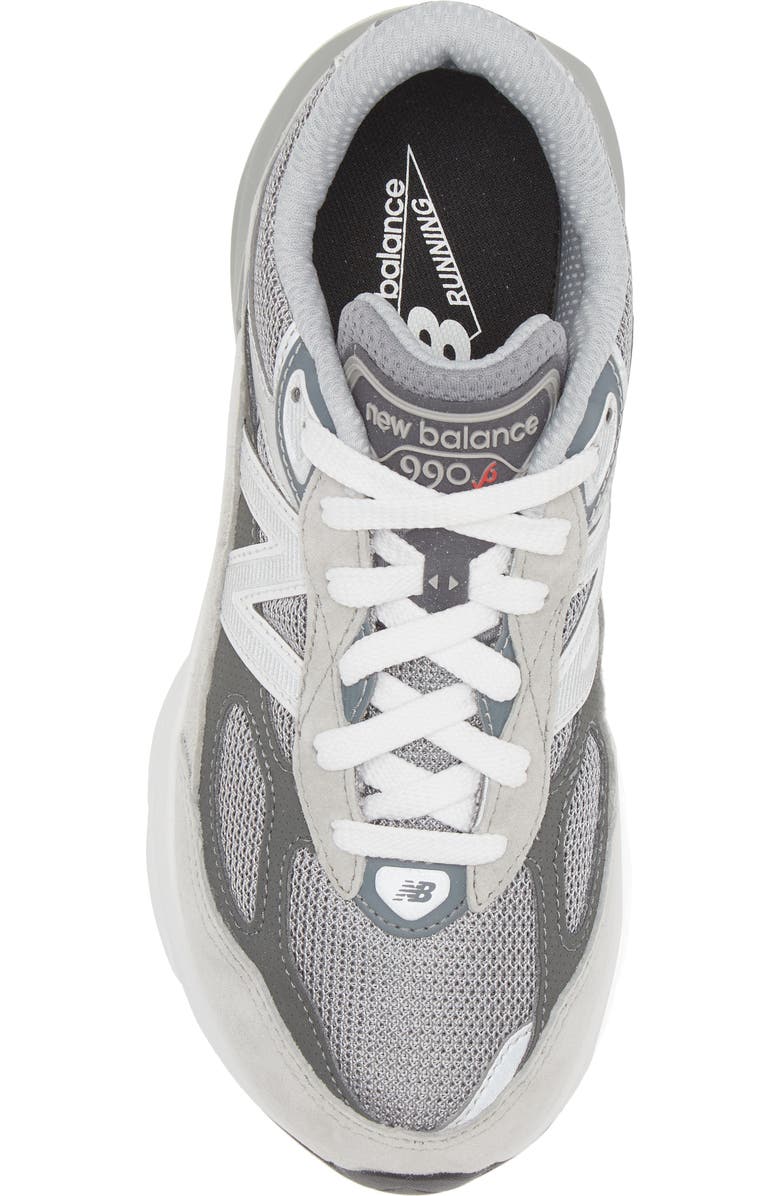 New Balance Kids' 990 v6 Sneaker, Alternate, color, Grey